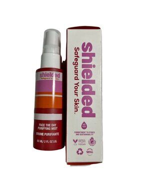 Shielded Beauty Face the Day Purifying Mist Vegan Cruelty Free 2oz 60ml